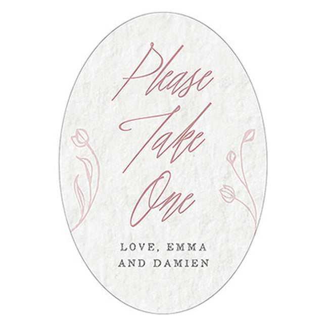 Personalized Fairy Tale Oval Photo Frame Cling