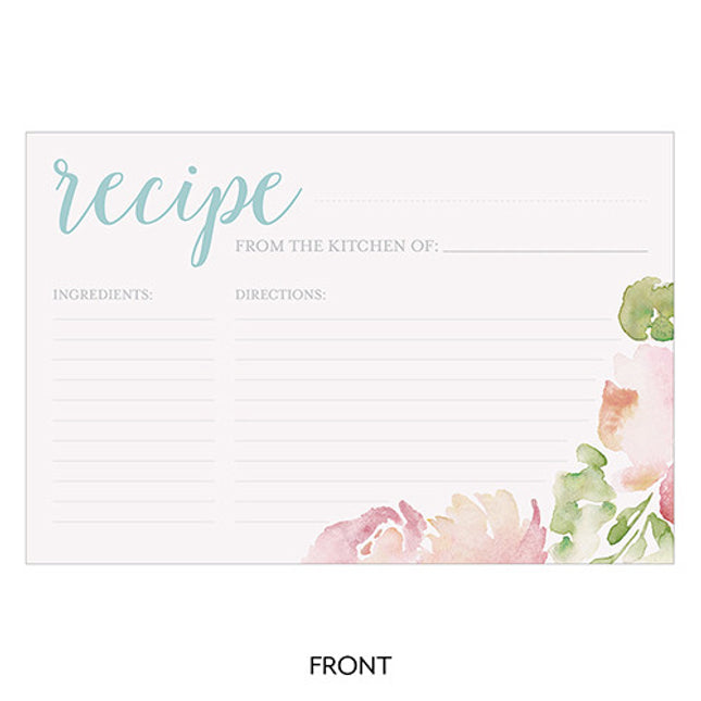 Personalized Recipe Cards