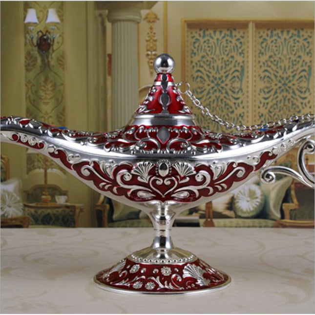Aladdin Genie Lamp - European Metal Magic Genie Lamp