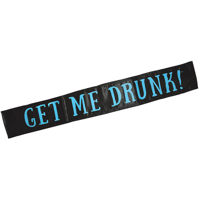 Get Me Drunk! Bachelorette Bachelor Party Sash
