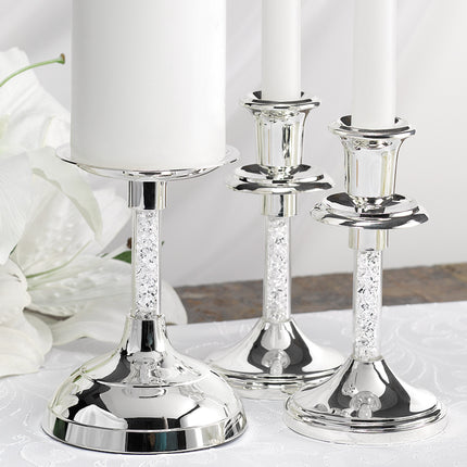 Glittering Beads Candle Stand Set