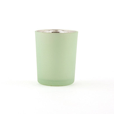 Green Glass Votive Candle Holder