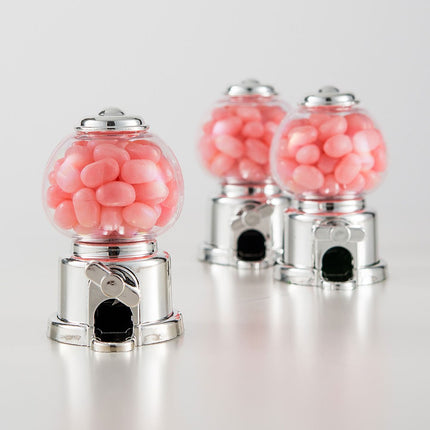 Silver Mini Gumball Machine Party Favor (Pack of 2)