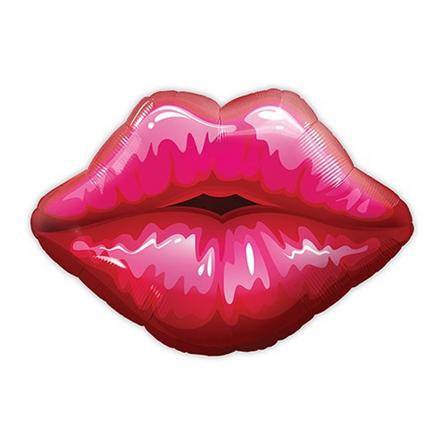 Red Lips Foil Helium Party Balloon Decoration