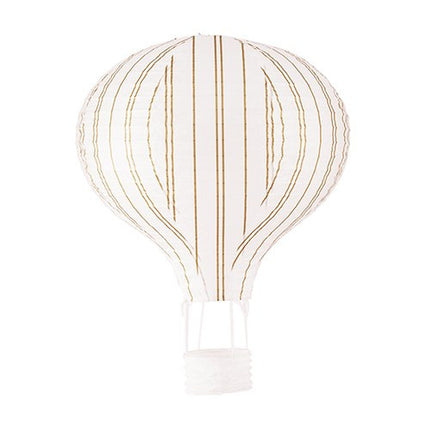 Hot Air Balloon Paper Lantern Set Gold White – Butter Be Mine