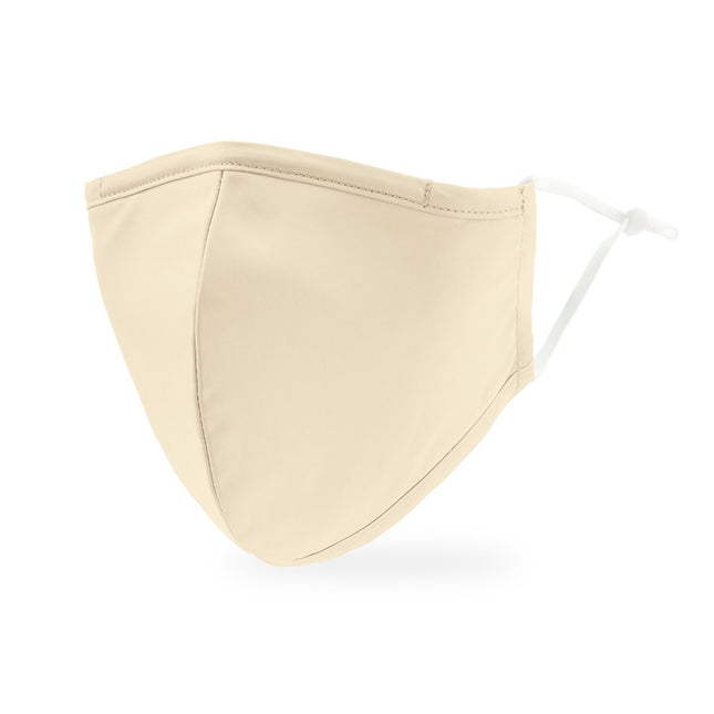 Ivory Colored Adult Cloth Face Mask
