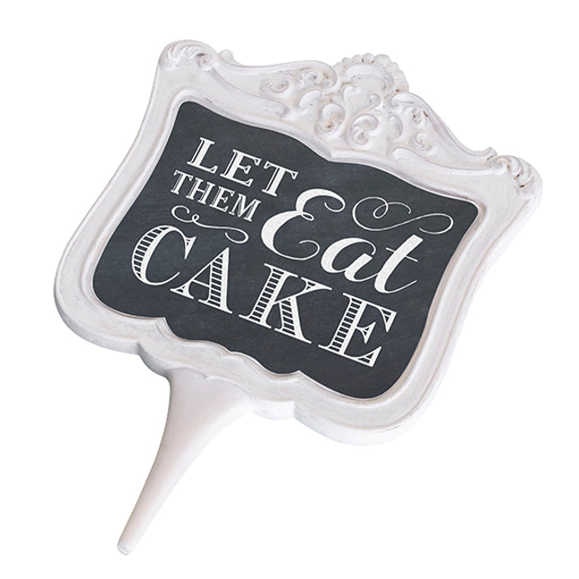 Let Them Eat Cake Frame and Cake Pick