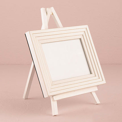 Mini Wooden Easel Stand with Picture Frame