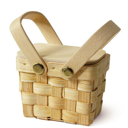 Mini Picnic Basket Wedding Party Favor (Pack of 6)