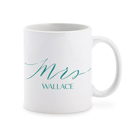 Personalized Mrs Coffee Mug Cup