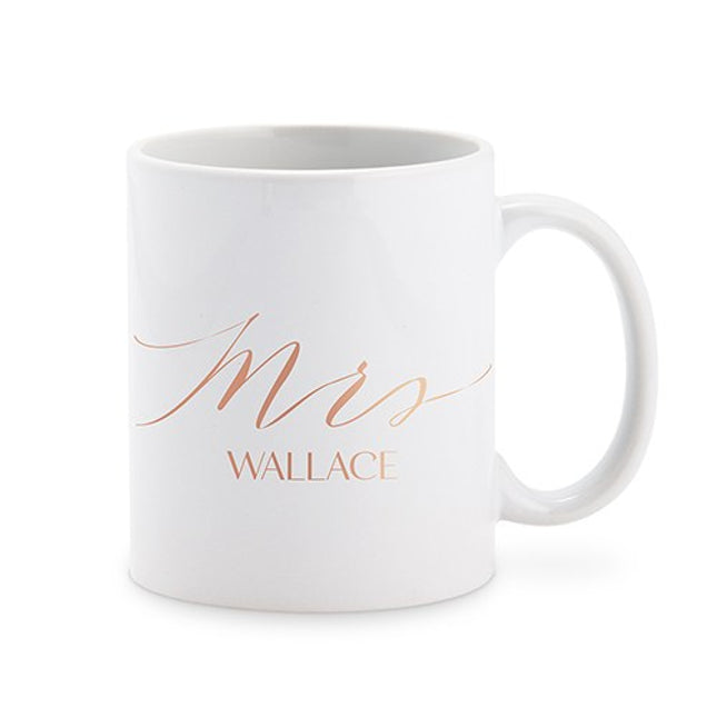 Personalized Mrs Coffee Mug Cup