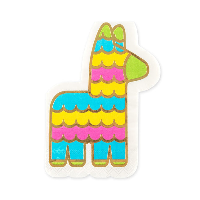 Fiesta Piñata Paper Party Napkins - Set of 20
