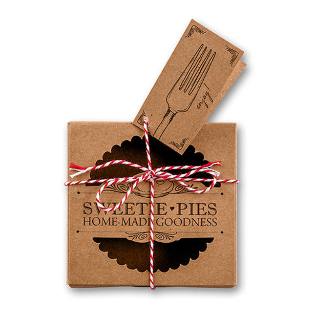 Mini-Pie Wedding Favor Box Set and Kit