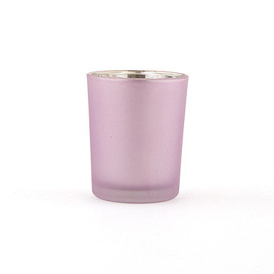 Lavender Glass Votive Candle Holder
