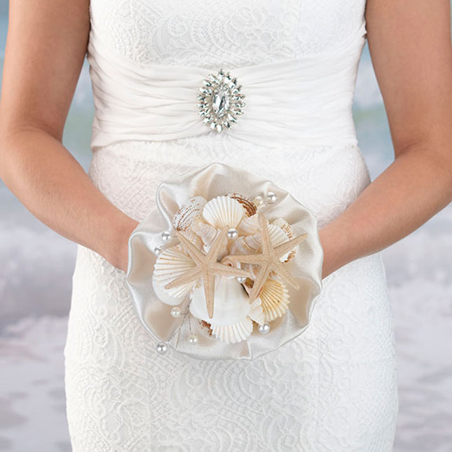 Seashell Wedding Bridal Bouquet