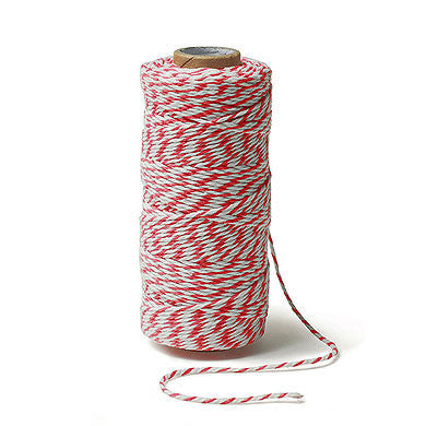 Red and White Baker's Twine