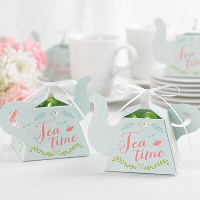 Teapot Tea Time Party Favor Box (Pack of 12)