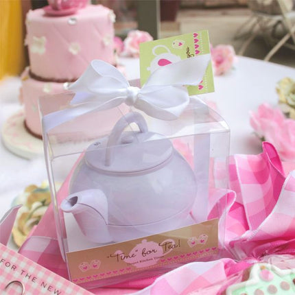 Time for Tea Teapot Timer Wedding Party Favor with Box