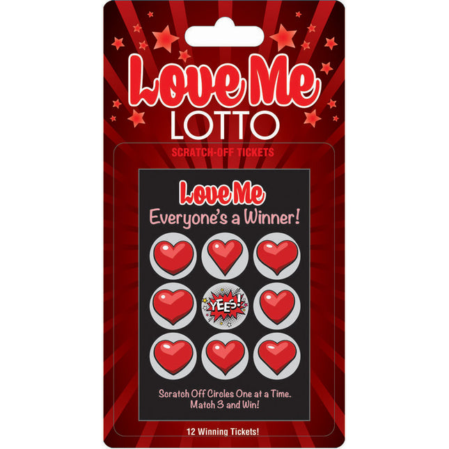Love Me Lotto 12 Winning Tickets! LG-BG070
