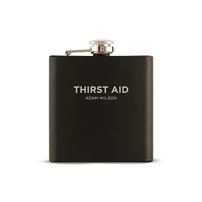Personalized Thirst Aid Hip Flask