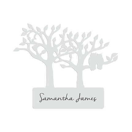 Tree Owl Woodland Place Card Stationery - Discontinued