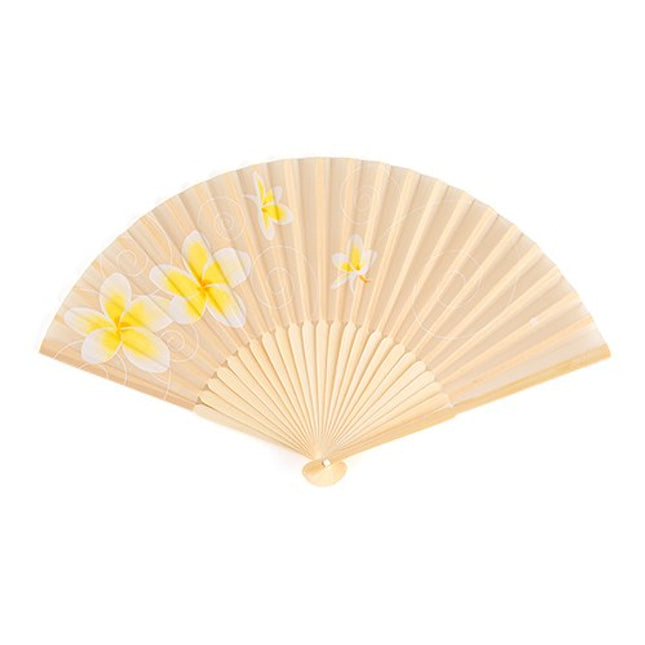 Tropical Fan with Flowers Wedding Party