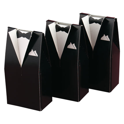 Groom's Tuxedo Wedding Favor Box (Pack of 25)
