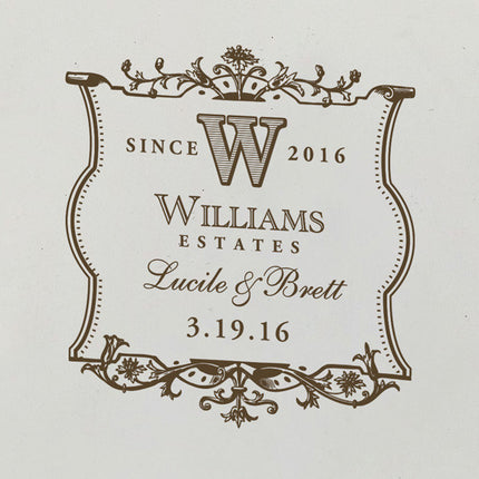 Wine Label Design Personalized Wine Ceremony Box