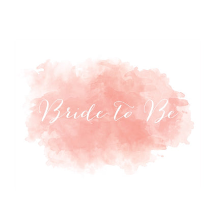 Personalized Watercolor Wedding Party