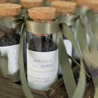 Eco-Favors Mini Glass Bottle with Cork