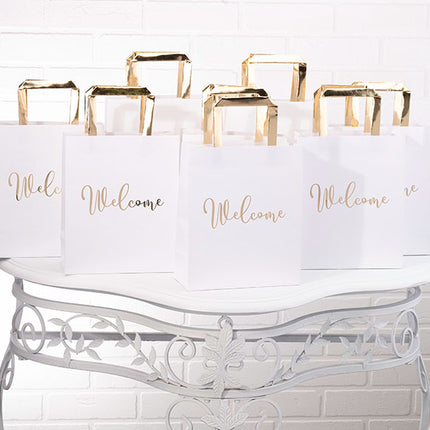 Wedding Welcome Bags with Bottle Wraps