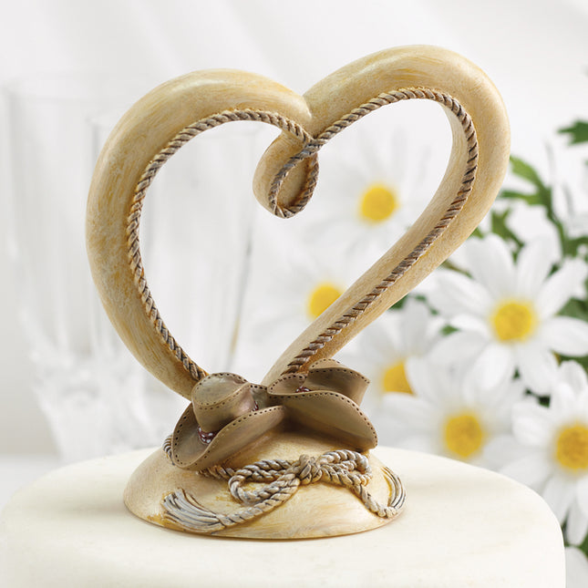 Western Themed Wedding Cake Topper