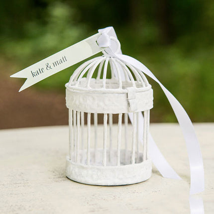 Mini Decorative Birdcage Wedding Party Favors (Pack of 4)
