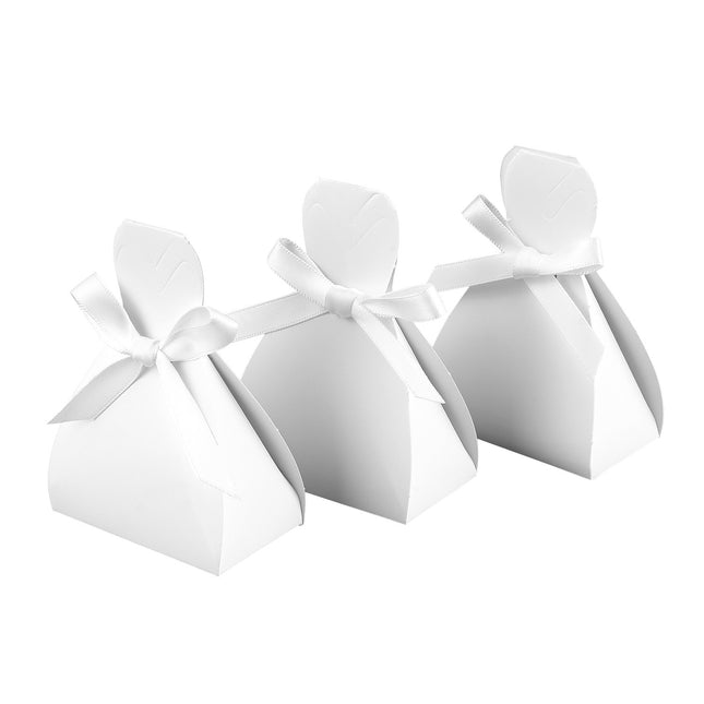Bridal Gown Dress Favor Boxes (Pack of 25)